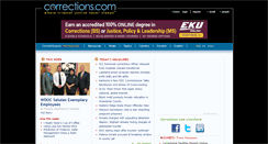 Desktop Screenshot of corrections.com